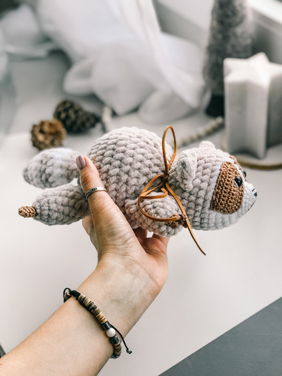 Häkelanleitung Bounty Waschbär