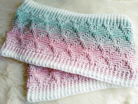 Häkelanleitung für den Loop "Inside out", unisex, für alle Größen