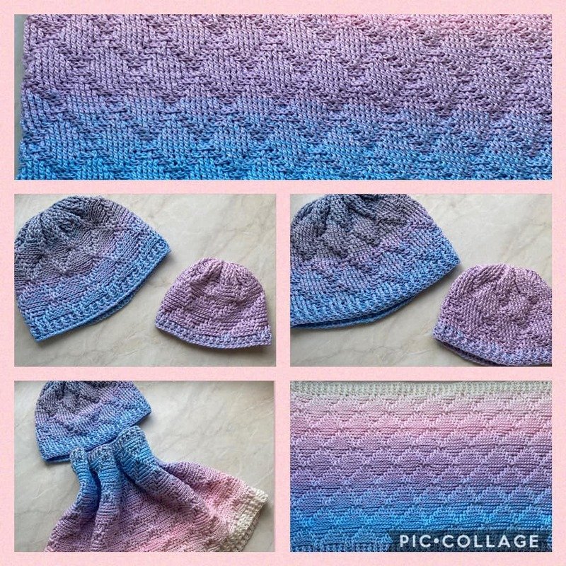 Sparset "Inside out",  Häkelanleitung für Mütze und Loop