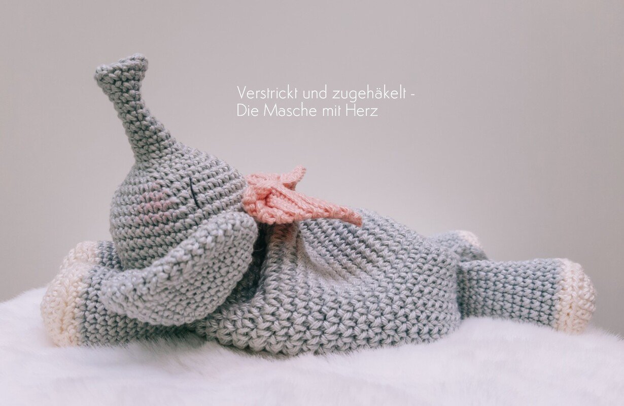 Schmusetuch Elefant "Schmuse - Fant" - Bild 3