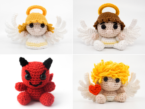 Amigurumi Himmel und Hölle Sparset häkeln