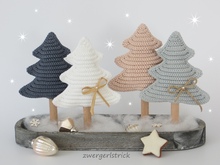 Häkelanleitung - Tannenbäumchen 'Shabby Chic'