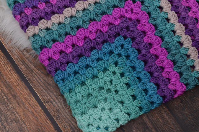 Crochet Rosemary blanket PDF pattern