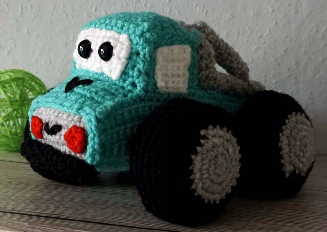 Häkelanleitung: Monstertruck Bigfoot