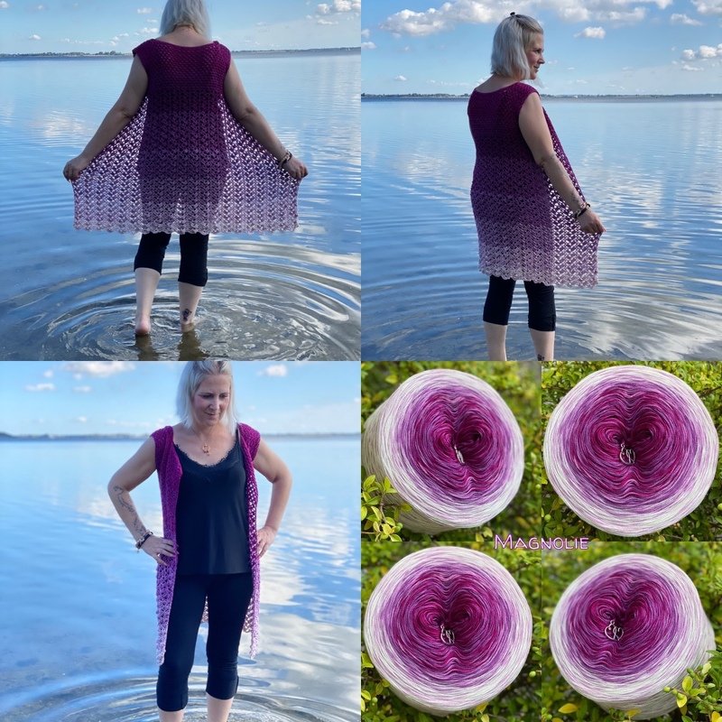 Häkelanleitung Weste "Magnolie" - Bild 2