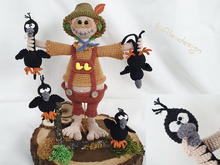 Häkelanleitung Clemens und die Rabenviecher