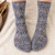 Knitting Pattern Socks with Lace PDF – Cuff Down Socks with Eyelet Pattern