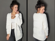 172 Häkelanleitung Häkeljacke Cardigan Snow