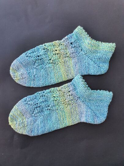 Strickanleitung Sneakersocke Nixe in Größe 36/37 und 38/39