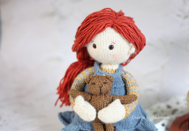 My candy doll Jane (PDF knitting pattern)