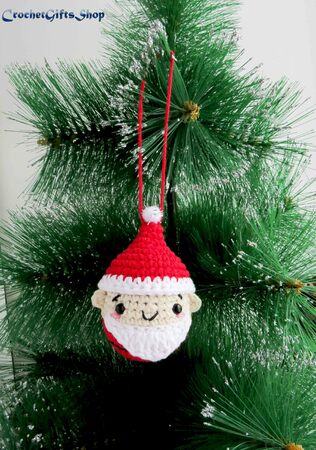 Hand Made Crochet Knitted White Bell Hang on Christmas Tree Decoration Set Of 4 