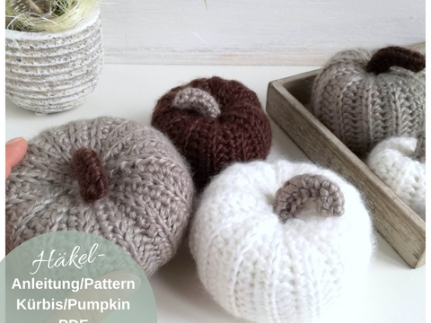 Häkelanleitung Kürbis