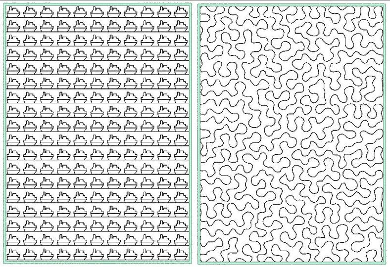 voll flächige Stickdatei zum Stoff besticken 20x30cm