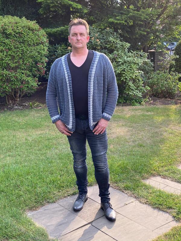 Häkelanleitung Jacke/Weste "flotte Kerle" Unisex alle Größen - Bild 2