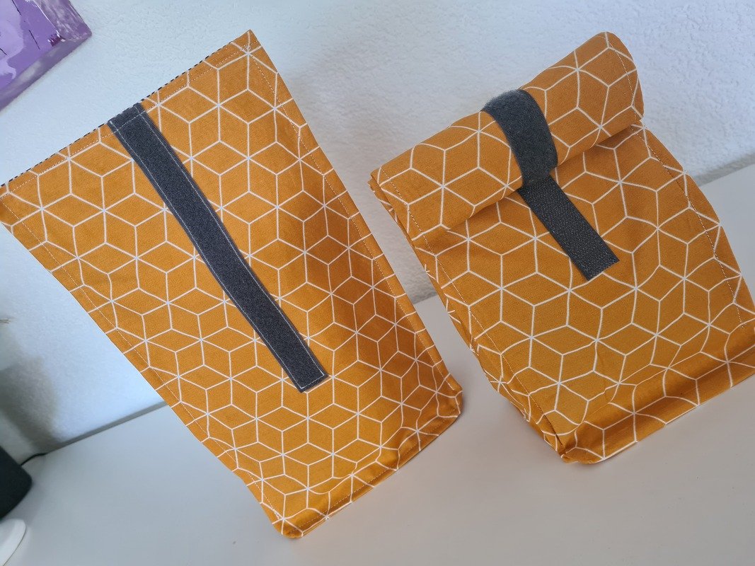 DIY Nähanleitung Lunchbag in zwei Größen