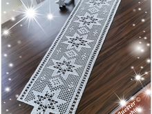 Winter / Weihnacht's Tischband / Läufer " Sternenhimmel "