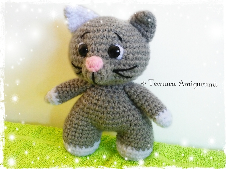 Häkelanleitung Katze PDF Ternura Amigurumi English- Deutsch- Dutch