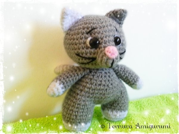 Crochet pattern cat PDF Ternura Amigurumi English- Deutsch- Dutch