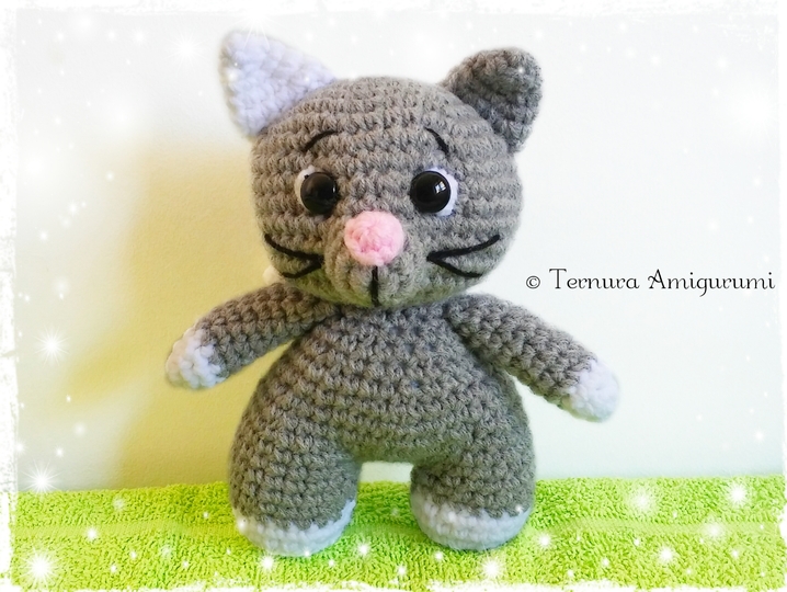 Häkelanleitung Katze PDF Ternura Amigurumi English- Deutsch- Dutch