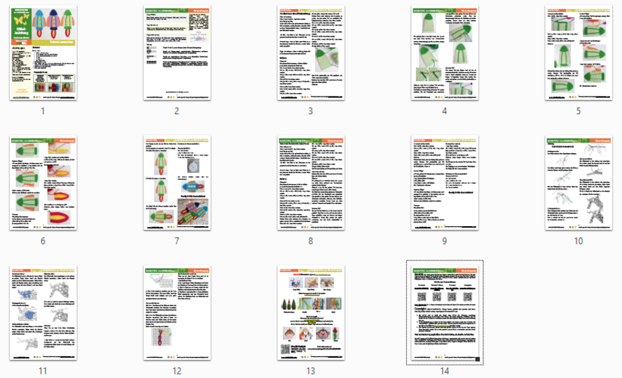 074DE Häkelanleitung Rakette Lesezeichen - Hausdeko PDF Zabelina CP