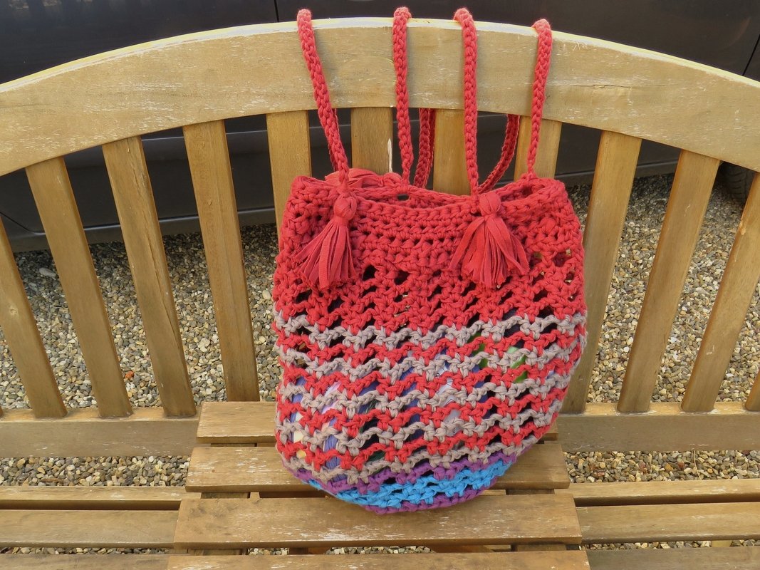 Einkaufsnetz aus Textilgarn