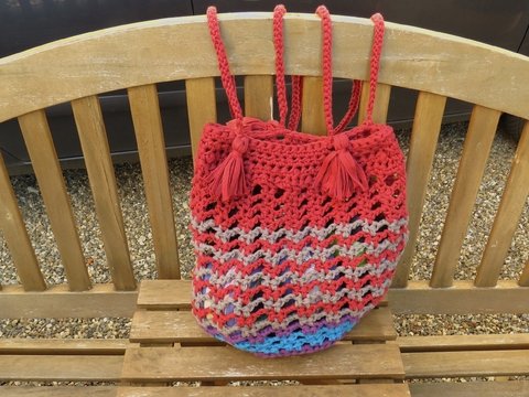 Einkaufsnetz aus Textilgarn