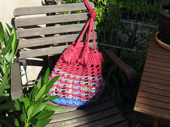 Einkaufsnetz aus Textilgarn