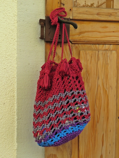 Einkaufsnetz aus Textilgarn