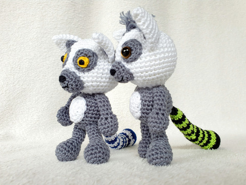 Häkelanleitung Affe/ Katta/ Lemuren