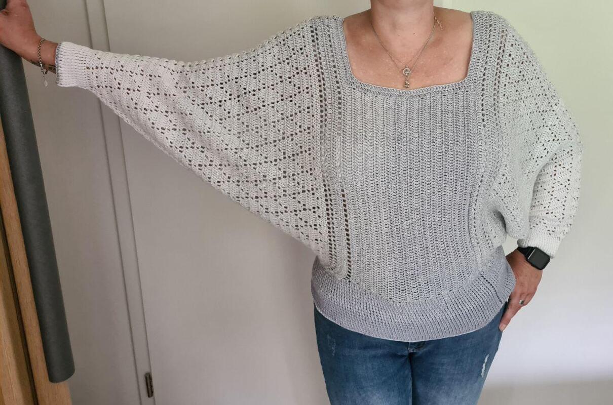 Fledermaus-Pullover "Abendsegler" - Bild 3