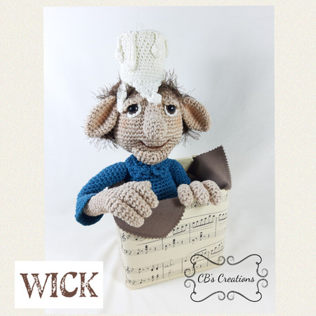 Wick, Amigurumi Crochet Pattern, Candle