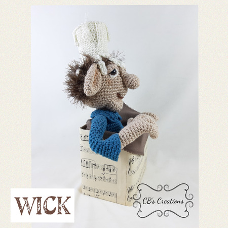 Wick, Amigurumi Crochet Pattern, Candle