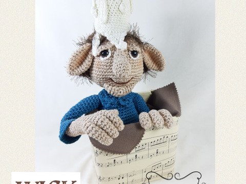 Wick, Amigurumi Häkelanleitung, Elf mit Kerze
