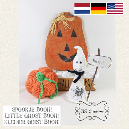 Little Ghost Booh, Amigurumi Crochet Pattern, Halloween