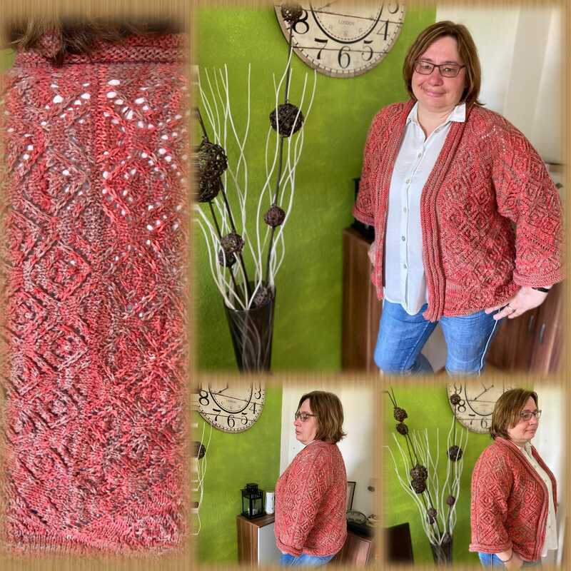 Strickanleitung Jacke // Cardigan // Hexagonjacke Heksagona - Bild 18