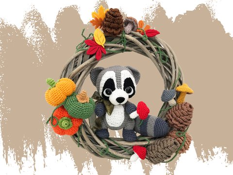 Baby Waschbär - Kollektion mein kleiner bester Freund Häkelanleitung