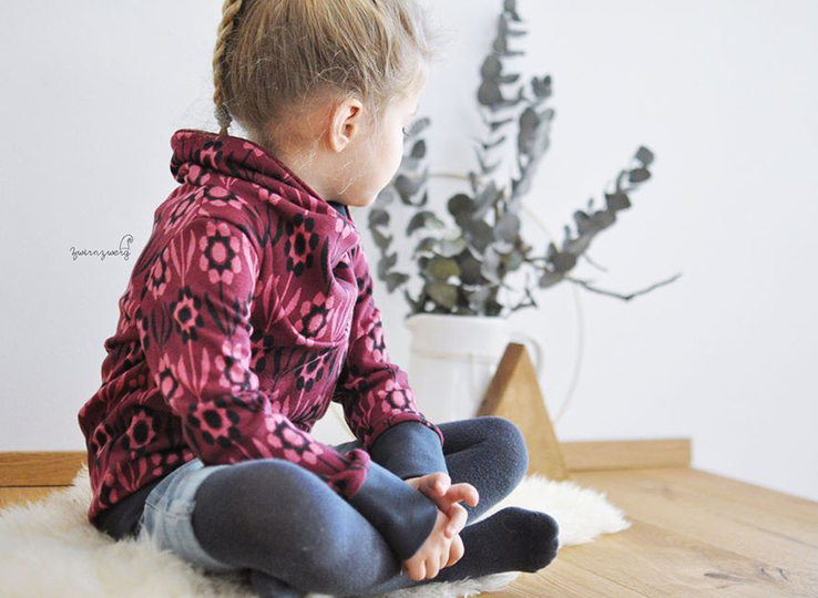 Mini-Käthe Schnittmuster Kinder Hoodie Pullover Gr.80-164
