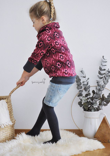 Mini-Käthe Schnittmuster Kinder Hoodie Pullover Gr.80-164