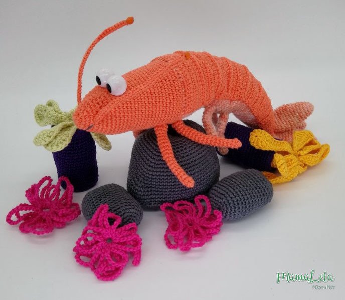 GARNELE Greg – Häkelanleitung „Sea Friends“ - Bild 2