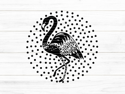 Flamingo Plotterdatei Strassdatei SVG DXF FCM