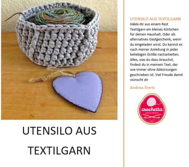 Utensilo aus Textilgarn