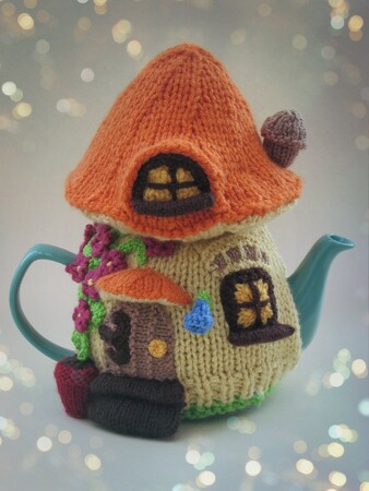 Fairy House Tea Cosy Knitting Pattern