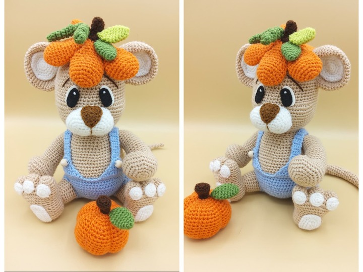 Häkelanleitung / Amigurumi / Mausebär