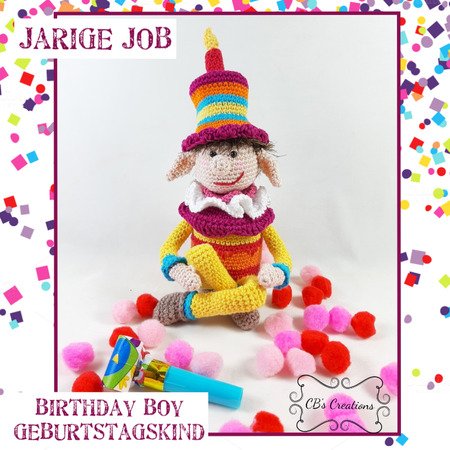 Birthday Boy, Amigurumi Crochet Pattern