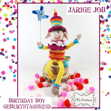 Birthday Boy, Amigurumi Crochet Pattern