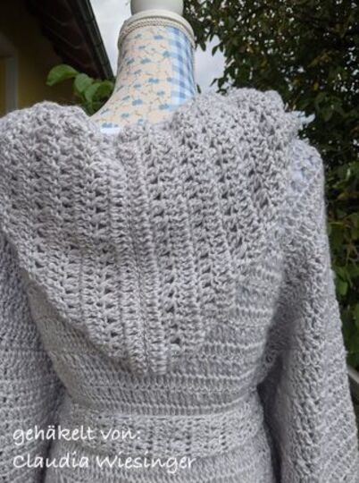 Anleitung: "voll schräge Jacke  mit Kapuze"