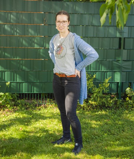 Anleitung: "voll schräge Jacke  mit Kapuze"