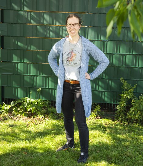 Anleitung: "voll schräge Jacke  mit Kapuze"