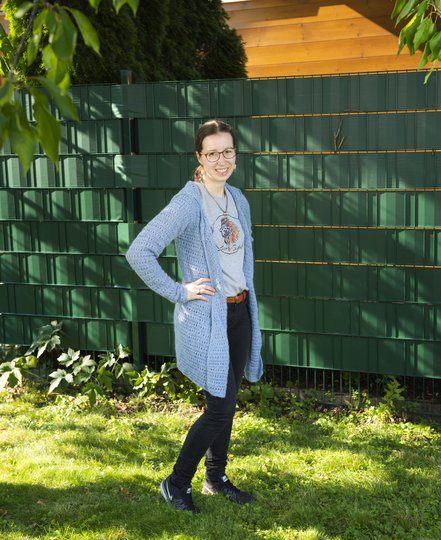 Anleitung: "voll schräge Jacke  mit Kapuze"