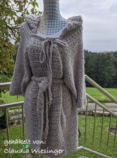 Anleitung: "voll schräge Jacke  mit Kapuze"